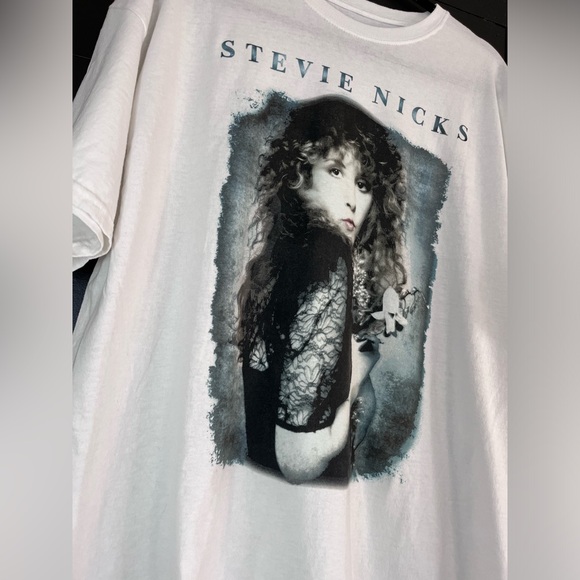 STEVIE NICKS Oversized Music Band Tee Unisex T-Shirt Adult Sz S/M NWOT - Picture 2 of 4